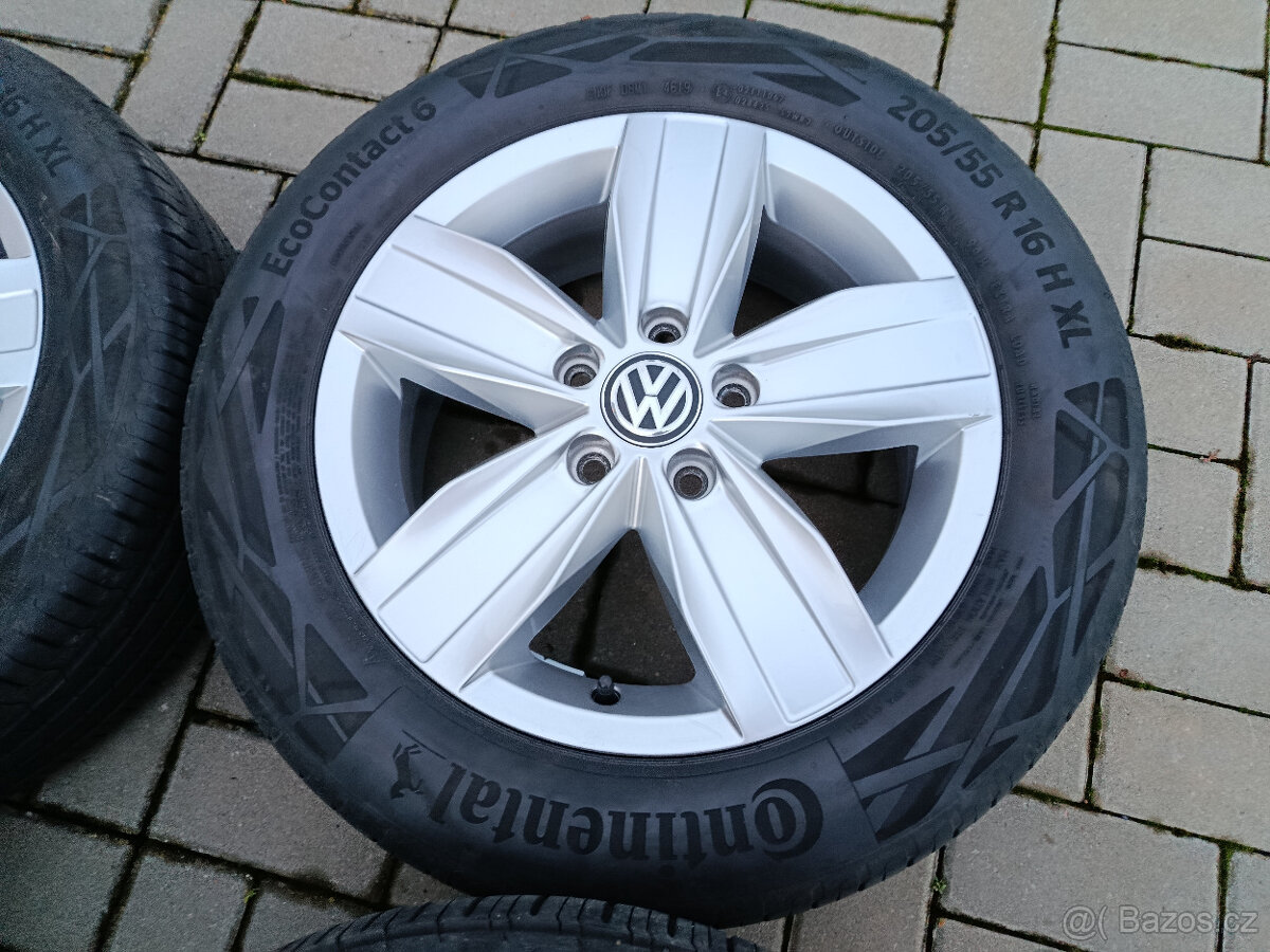 alu kola 5x112 r16 VW Caddy a 205/55/16 - 3