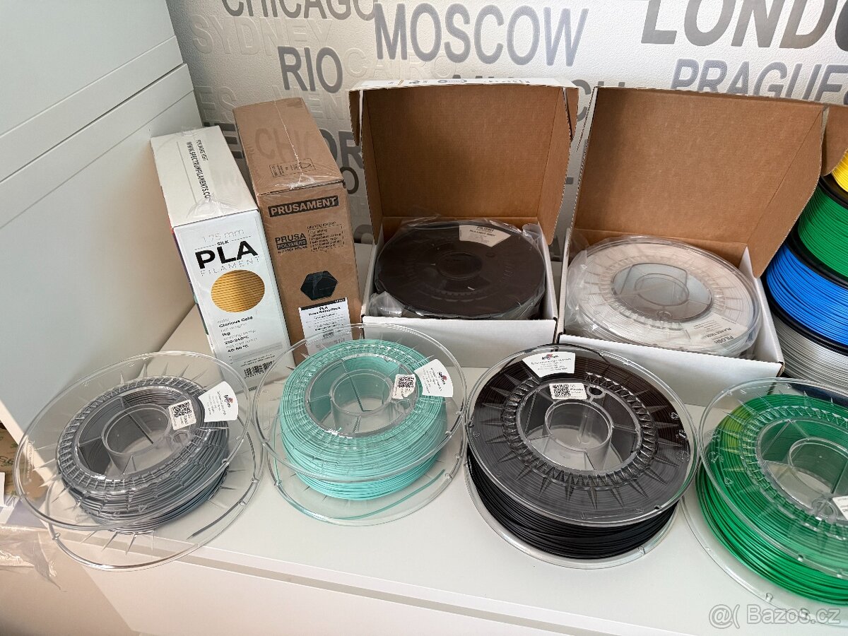 Filamenty pro 3D tisk - 3