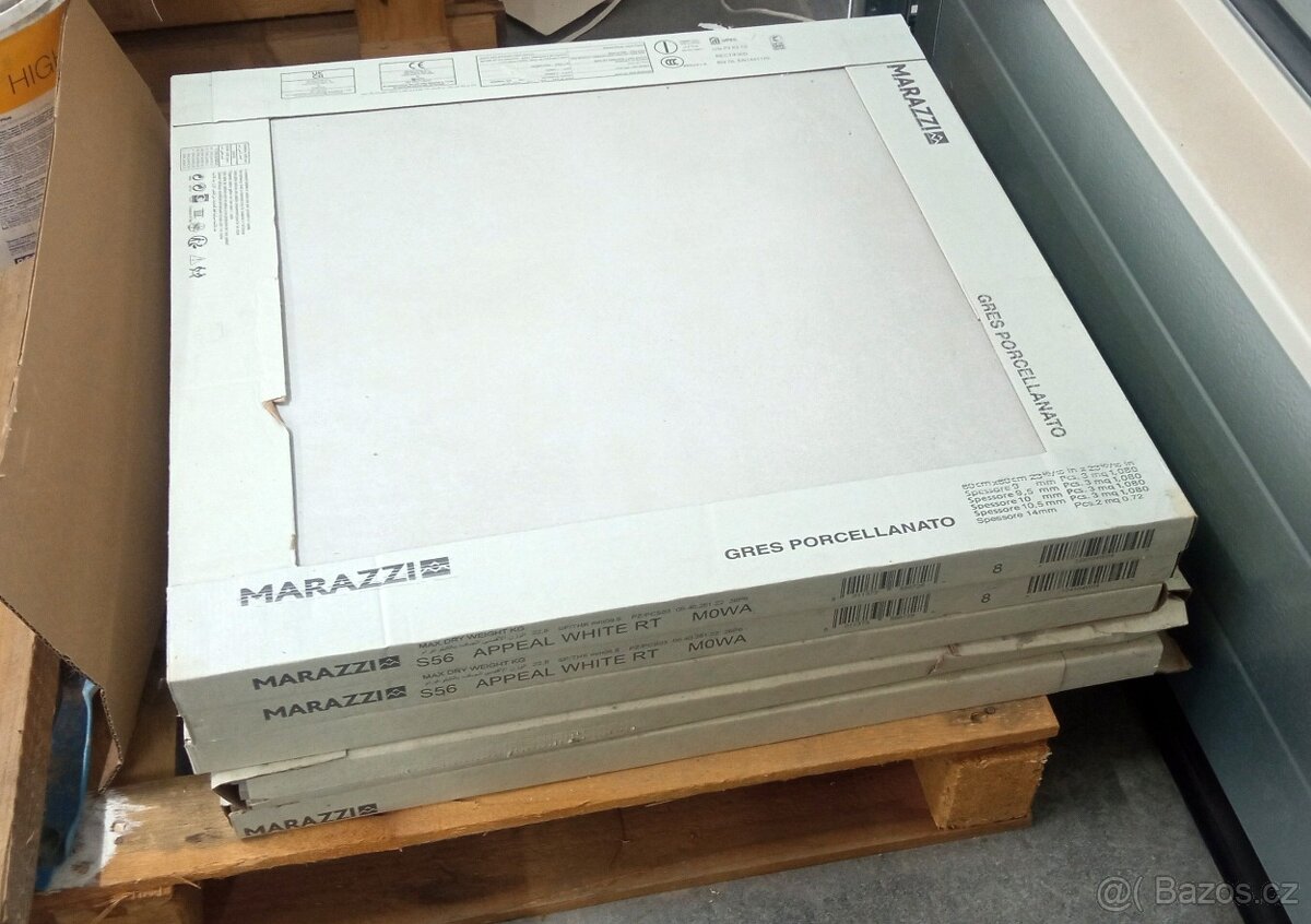 Dlažba Marrazi Appeal white 5,4m2, cena 400Kč/m2 - 3