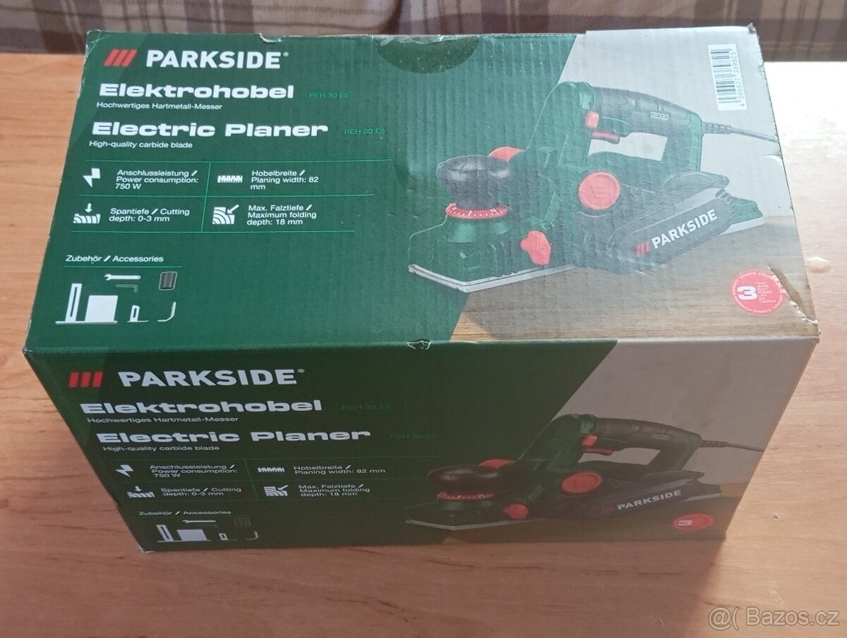 NOVÝ elektrický hoblík Parkside, plná záruka - 3