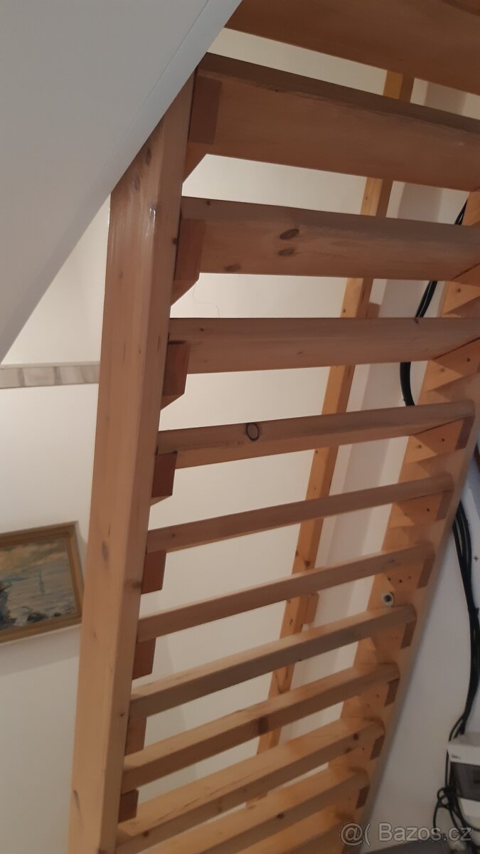 Dřevěné stavební schody - 3