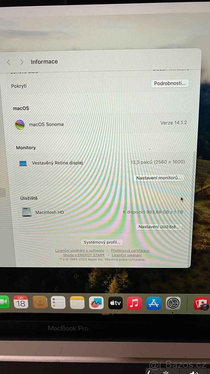 Macbook Pro 13” 2020 CTO, 16Gb , 1Tb - 3