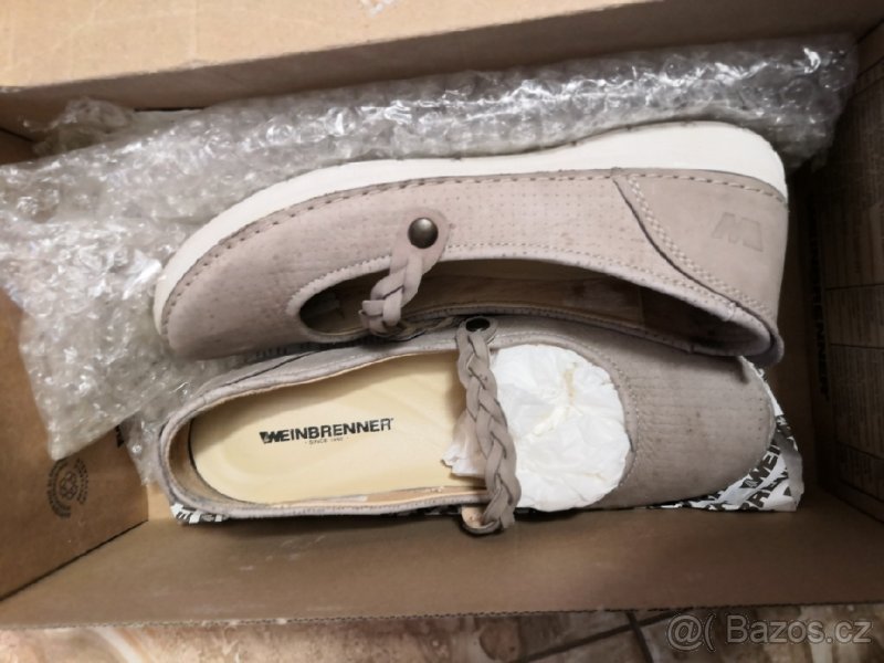 kožené baleríny 38eu - 3