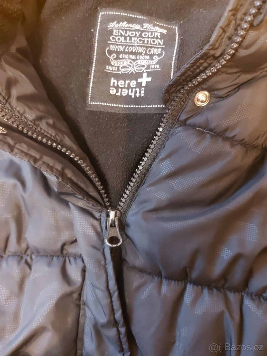 dívčí zimní bunda vel.164 - 3