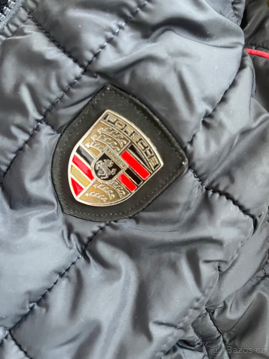 Porsche - tmavě modrá bunda vel 5-8 let - 3