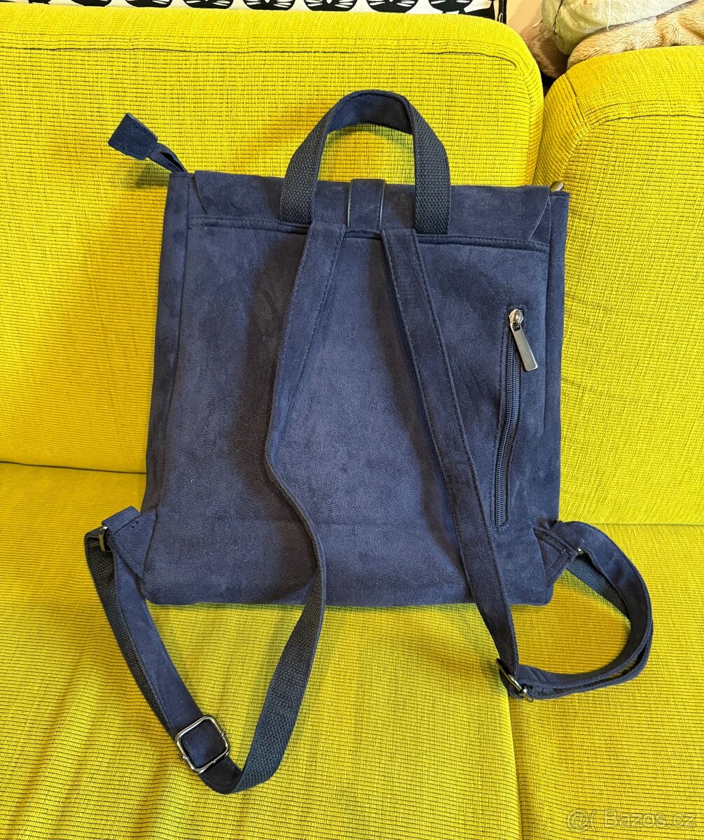 Tmavě modrý dám. batoh, sleva 500 Kč - 3