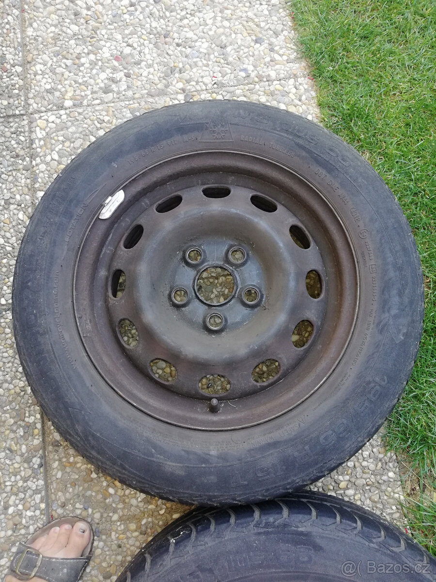 Ocelové disky 6Jx15 ET 55 - 3