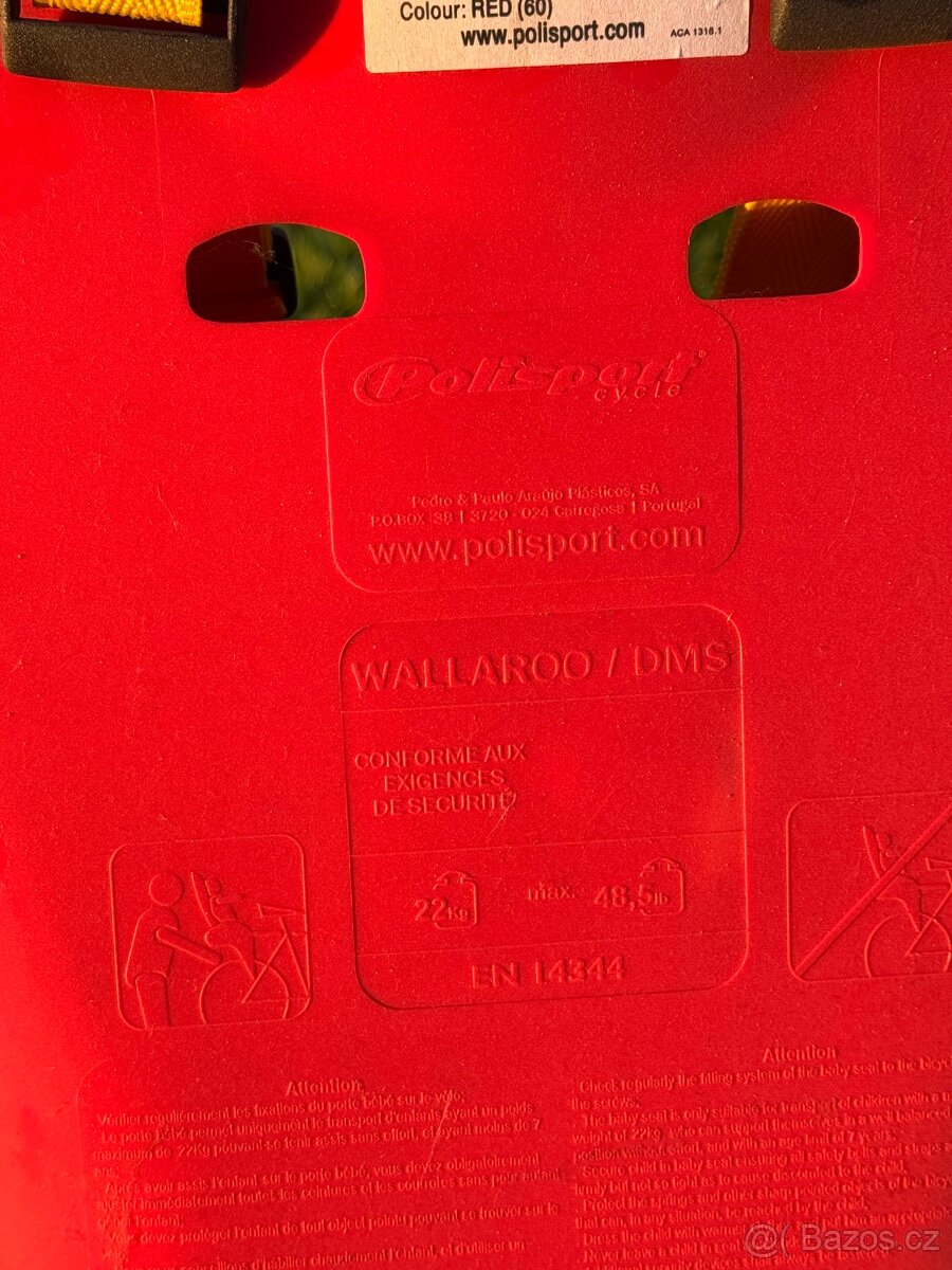 Cyklosedačka Polisport do 22kg - 3