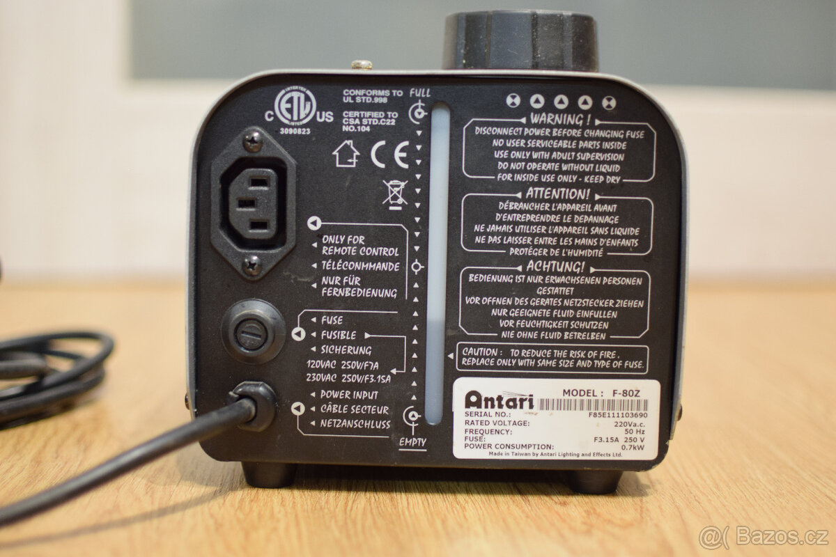 Výrobník mlhy - mlhovač - Antari F-80Z - 3