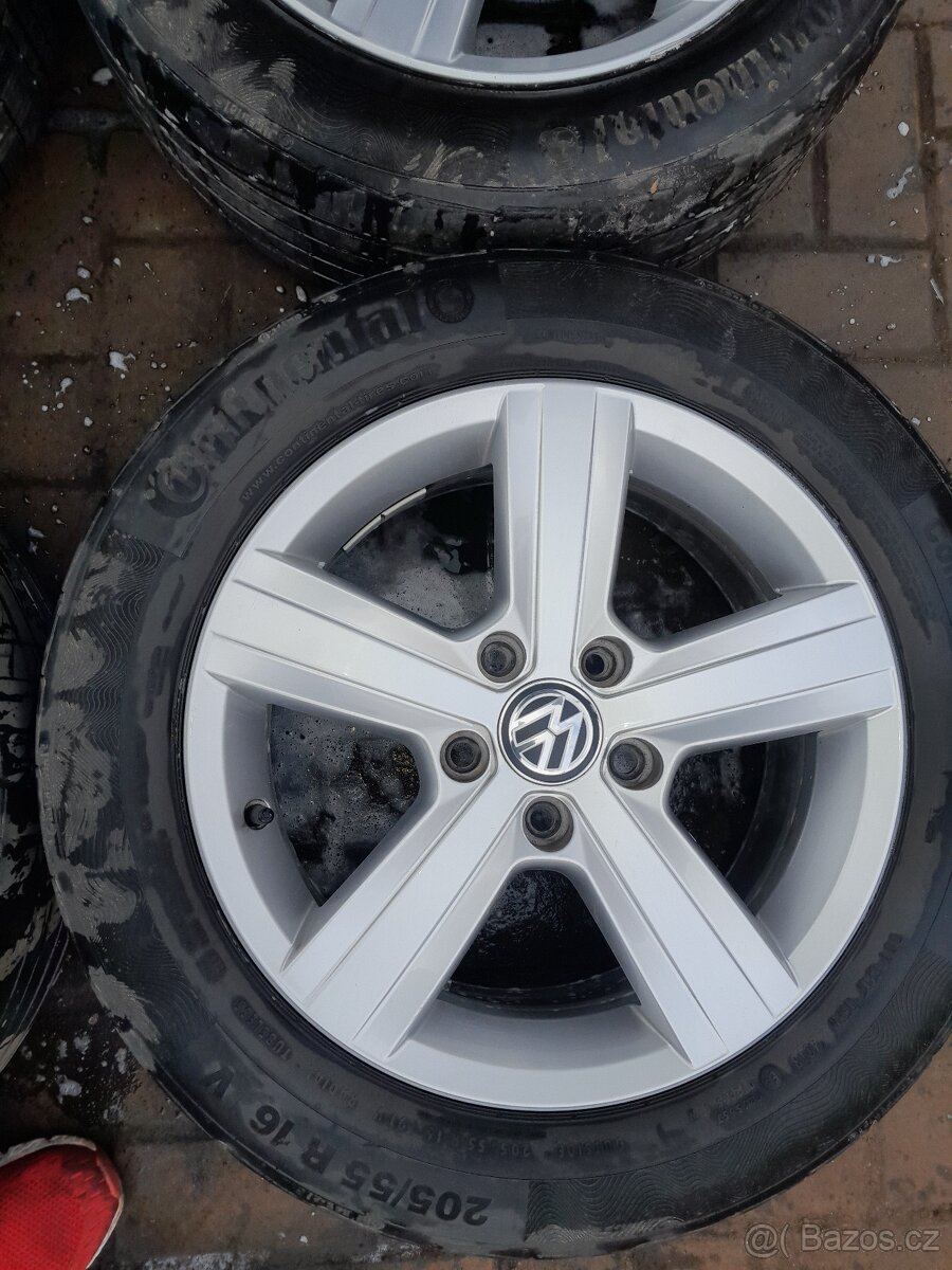 Alu hliníkové disky kola VW Golf VII Škoda Octavia 3 6,5 16 - 3