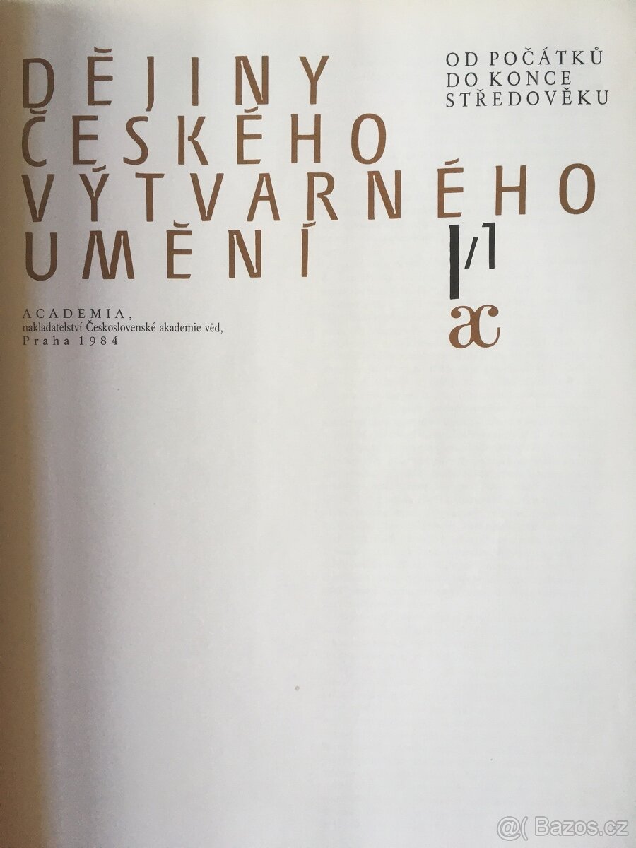 DĚJINY ČESKÉHO VÝTVARNÉHO UMĚNÍ - 3