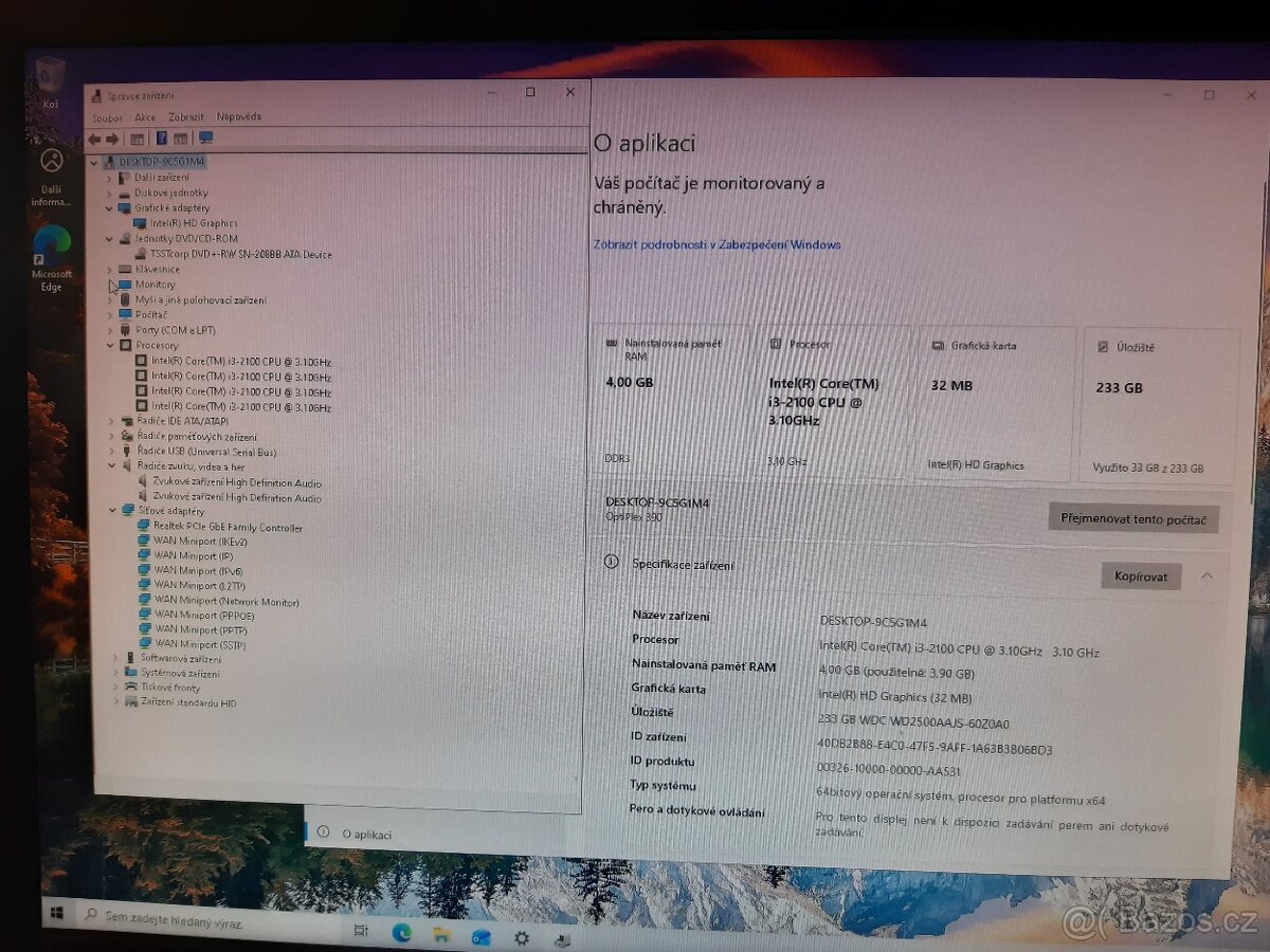 PC Dell Optiplex 390, Intel Core i3 - 3