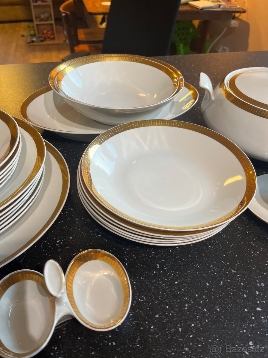 Retro pozlacená sada - 3