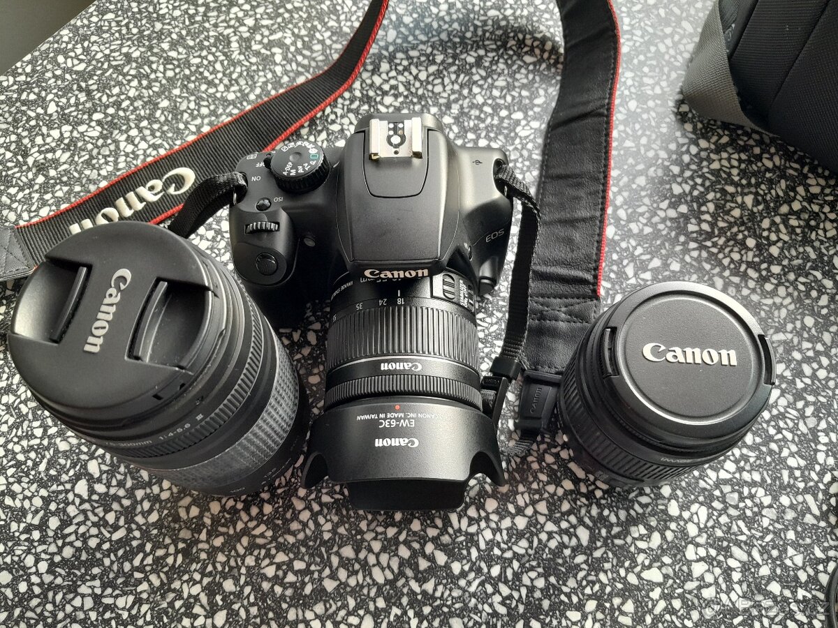 Digitální zrcadlovka - Canon EOS 1000 D + objektivy - 3