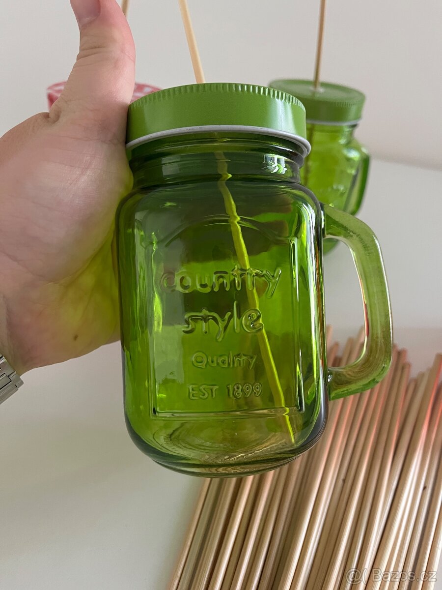 Sklenice s brčky - 3