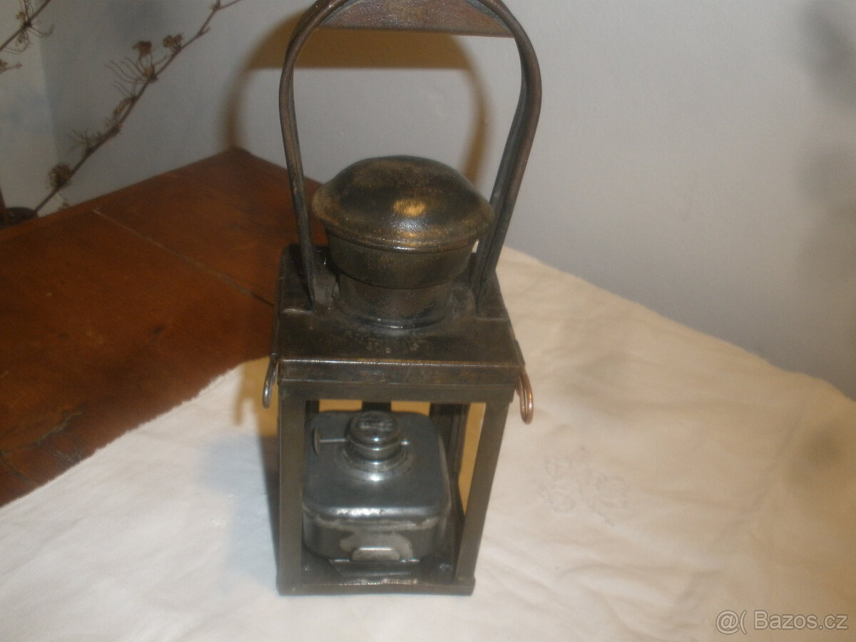 Dráha,železnice-stará drážní lucerna - 3