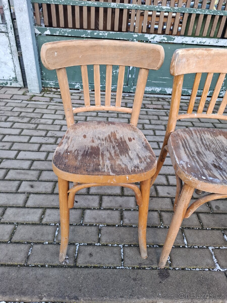 6x stare židle - 3