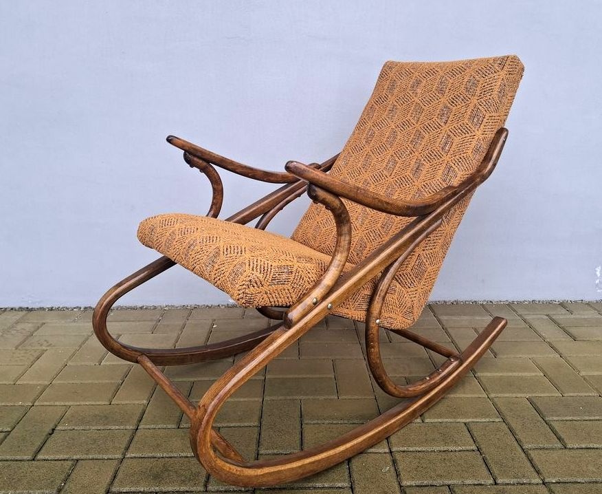 Retro houpací křeslo TON - 3