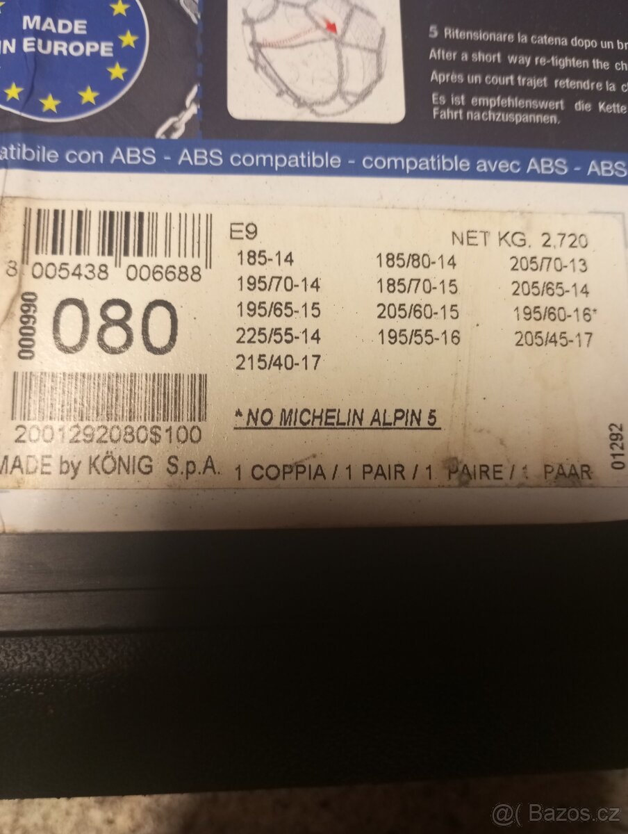 Sněhové řetězy Thule - Škoda Scala - 3