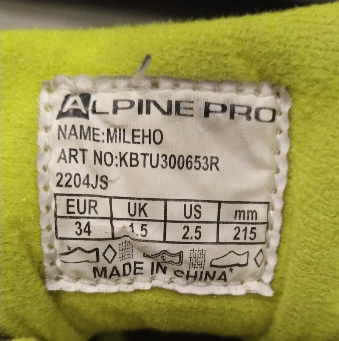 Dětské kotníkové boty AlpinePro 33 - 3