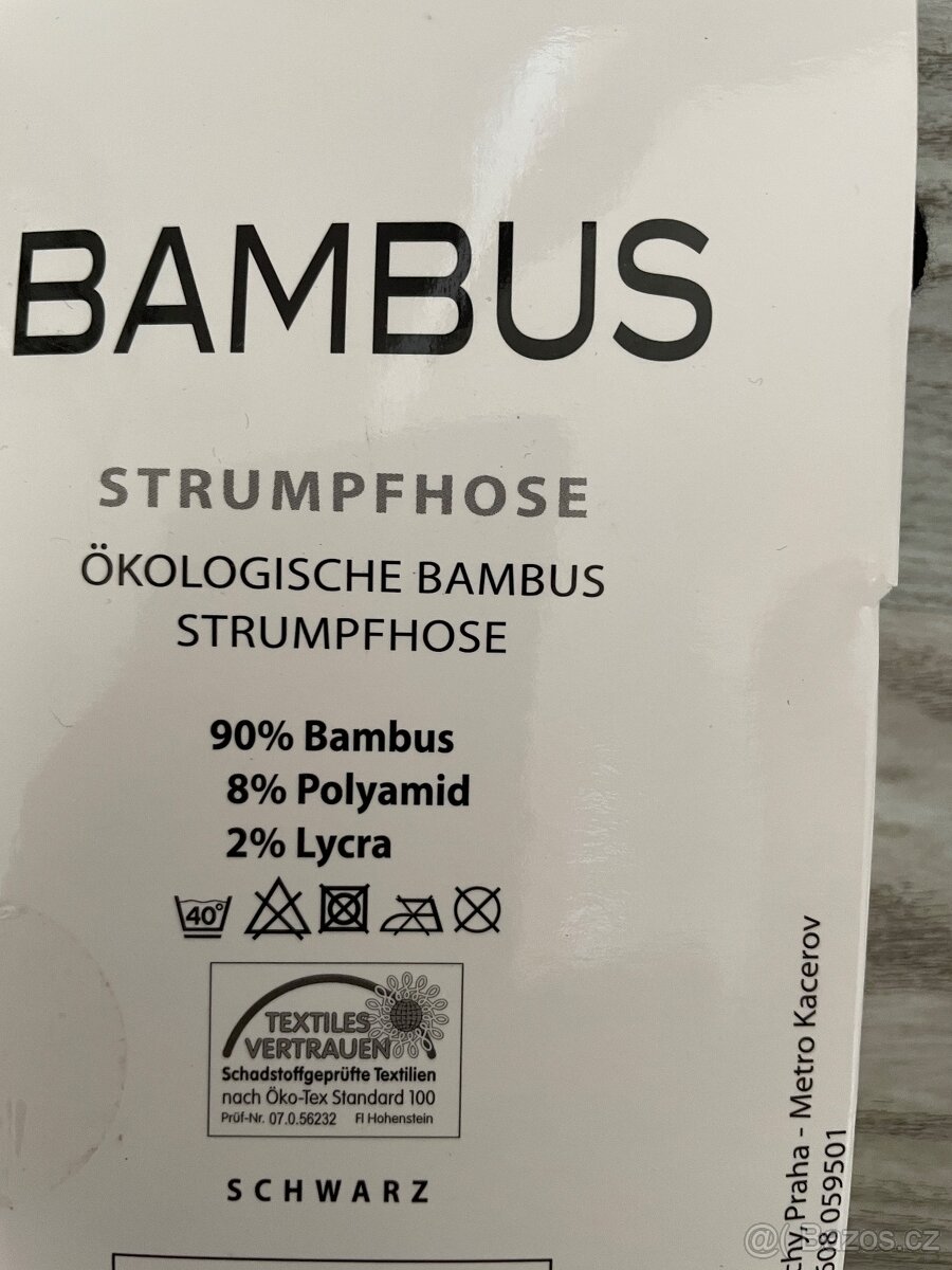 Opravdu Bambusové punčocháče 300 Den. Pův.cena 320,- - 3