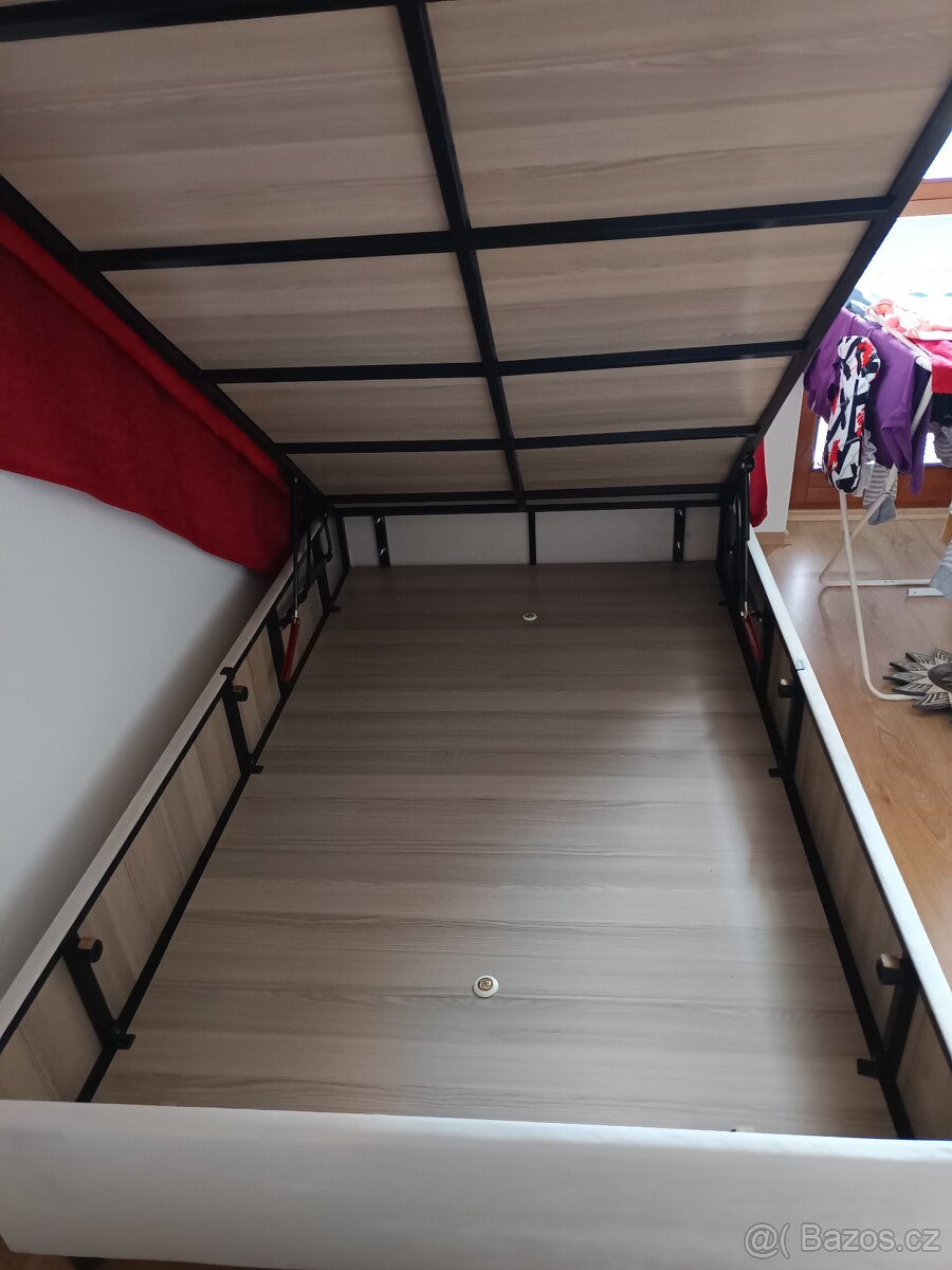 Prodám novou postel s úložným prostorem. - 3