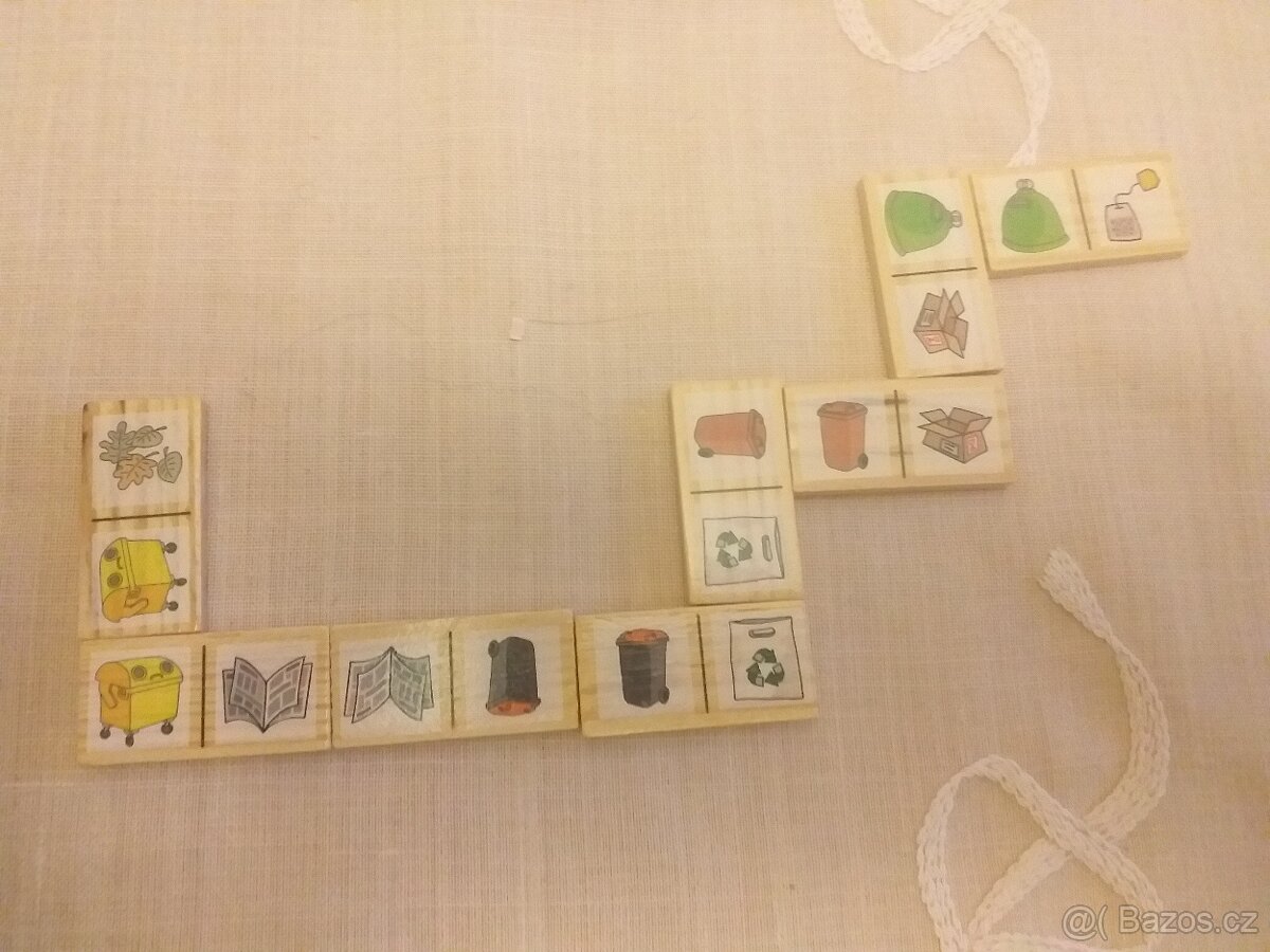 Dřevěná hra DOMINO - 3