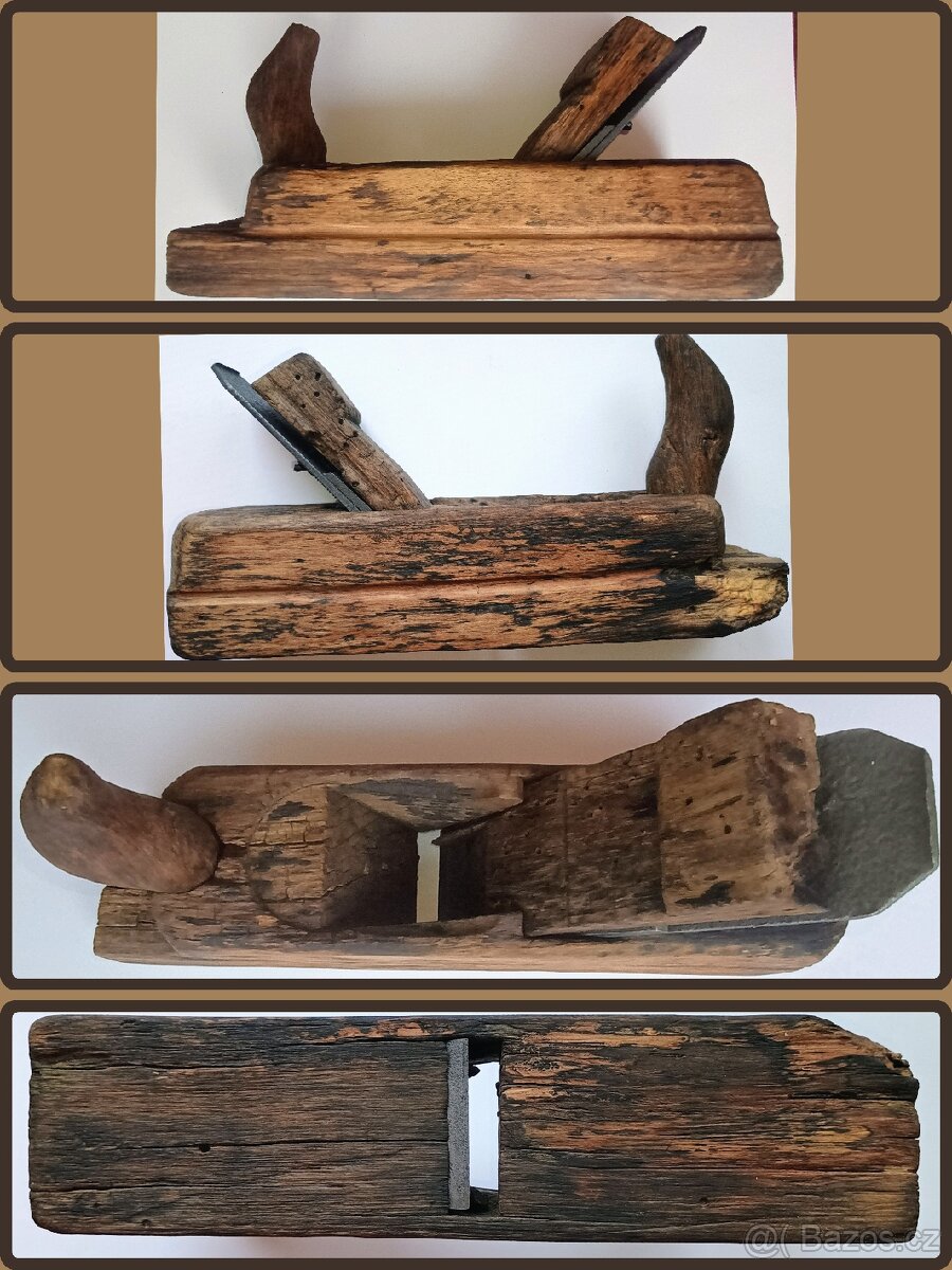 Antik, historický hoblík Joh. Weiss & Sohn - 3