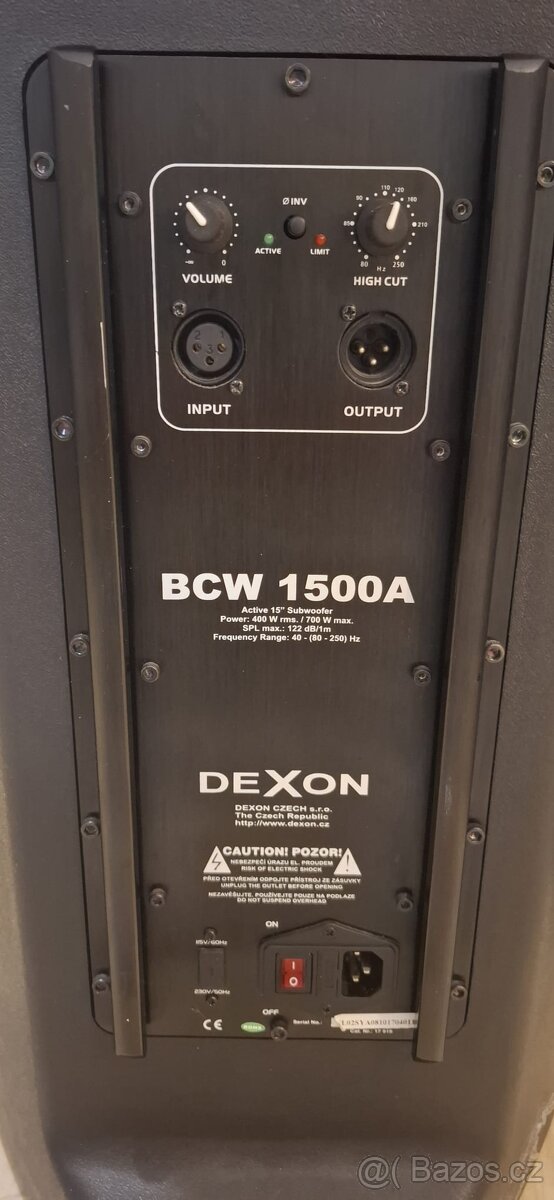 Profi audio aparatura DEXON BC_1500 - 3