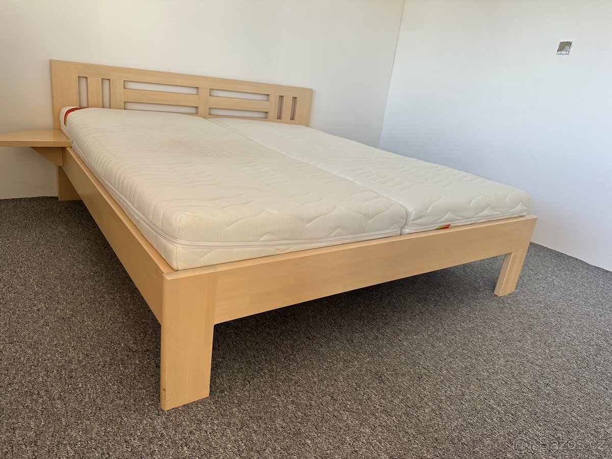Postel 180x200 lepený masiv - 3