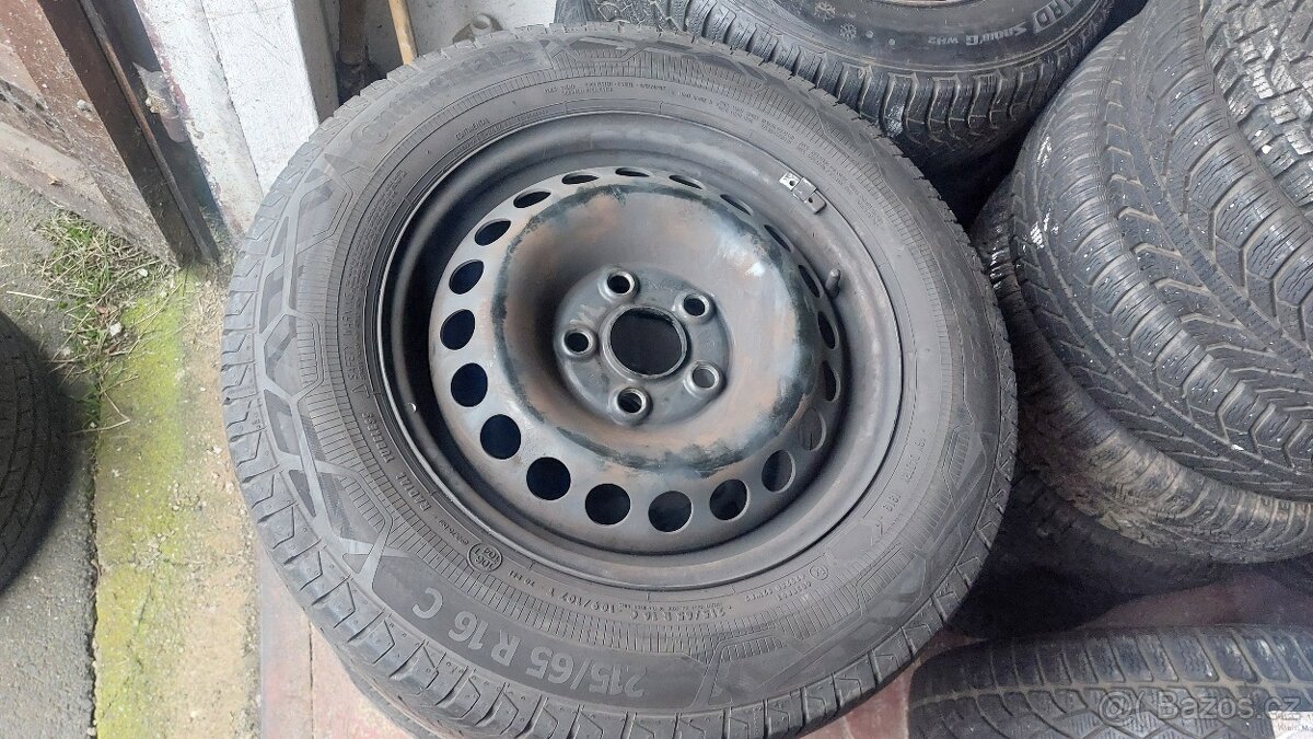 Kola letní 16", VW T5 T6, 4ks rozteč 5x120, pneu 215/65/16C - 3
