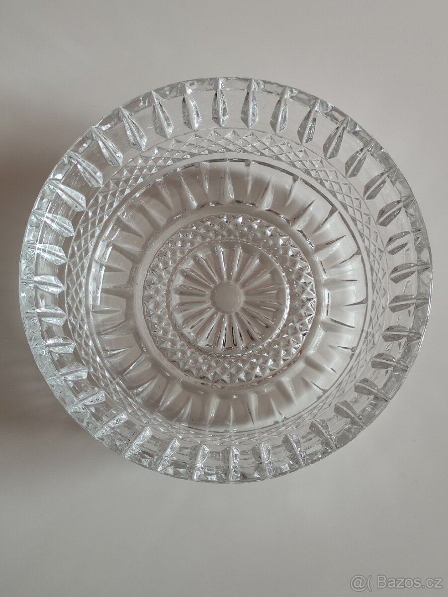 Mísa křišťálová broušená, POŠTOVNÉ 50 Kč - 3