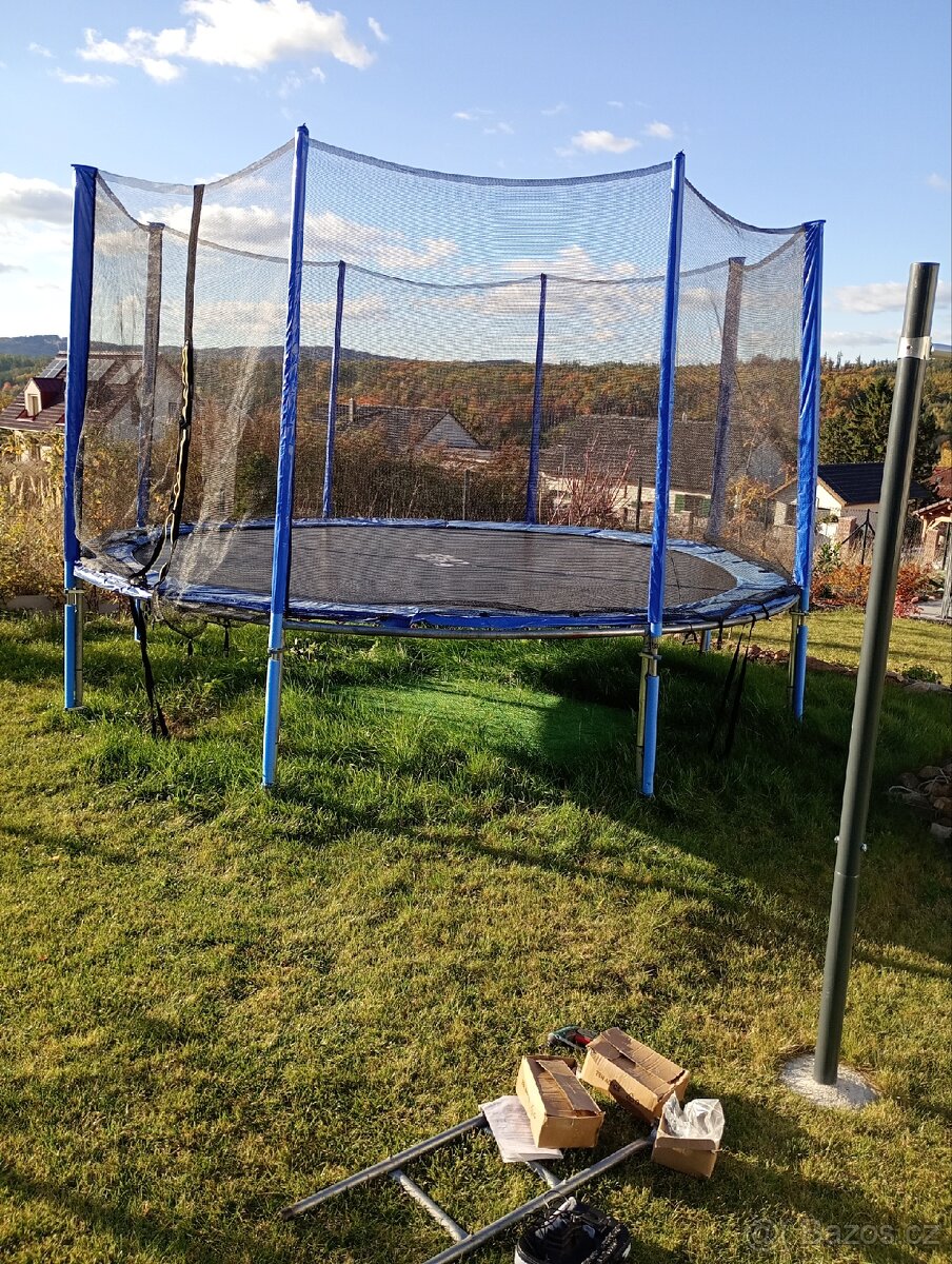 Trampolina goodjump 4upvc 400cm, včetne náhradních dilu - 3