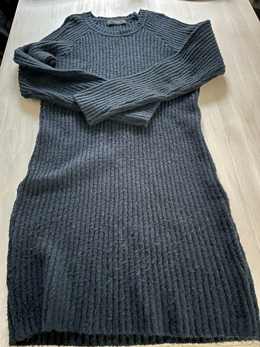 Dámské svetrové šaty vel. L Objekt - 3