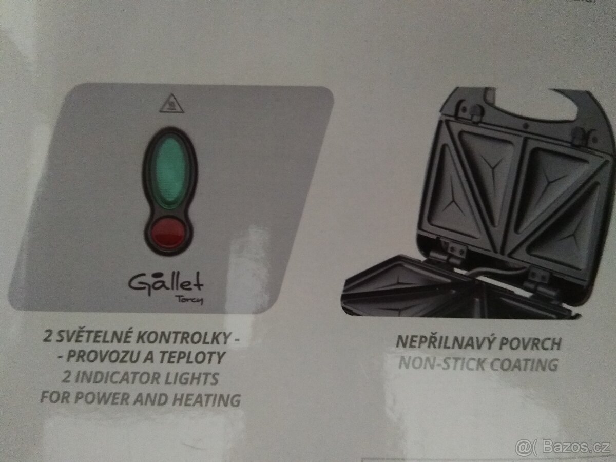 Sendvičovač Gallet 4 v 1 - 3