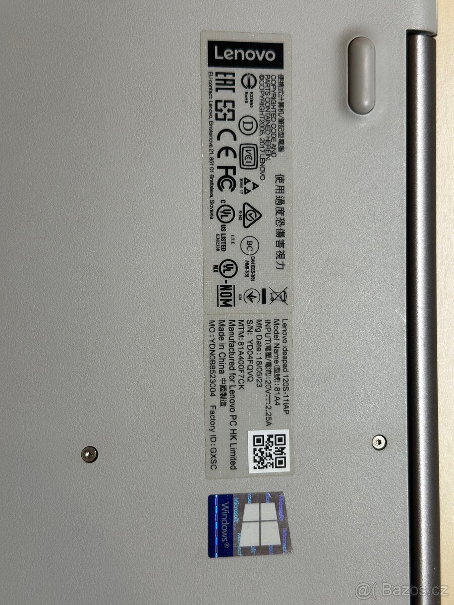 Notebook Lenovo IdeaPad 120S-11IAP (81A400G8CK) šedý - 3