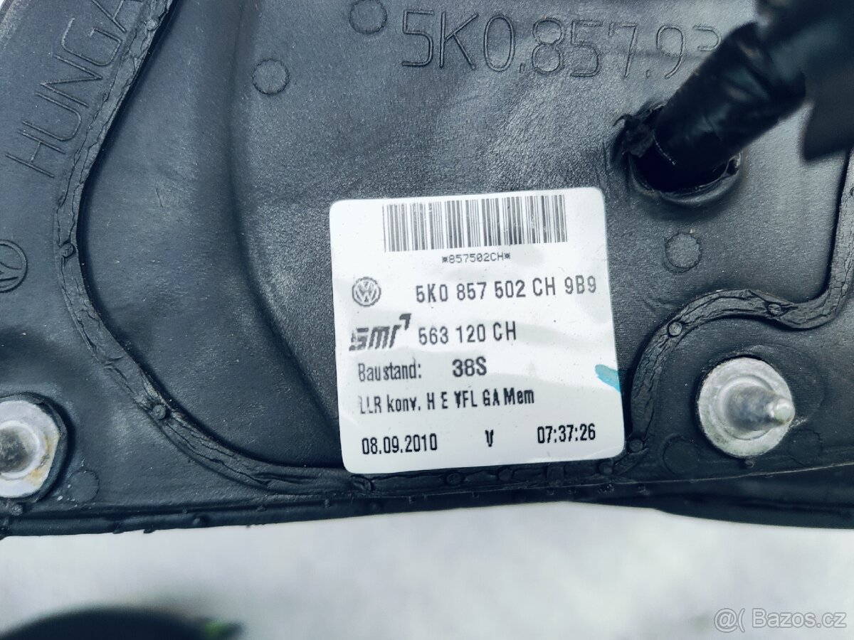 Zpětné zrcátko VW Golf 6, Levé - 3