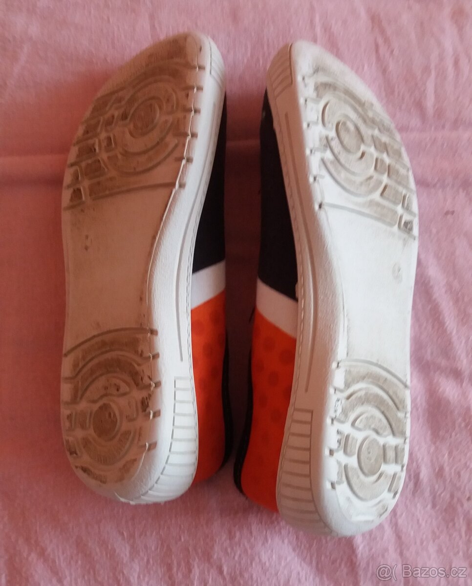 Chlapecké tenisky, oranžovo-tmavě modré ( vel. 34) - 3