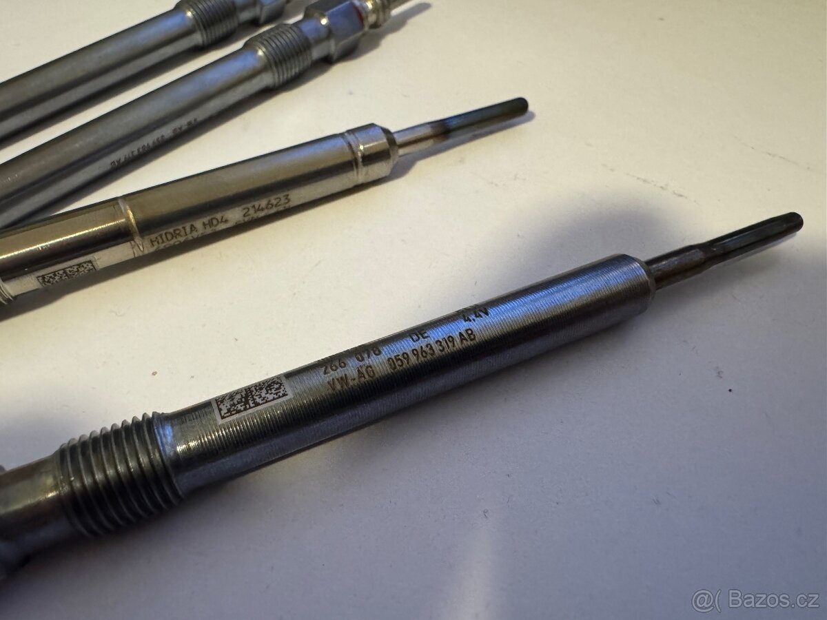 Sada originální nové zhavicky svíčky VW group motory 2.0tdi - 3