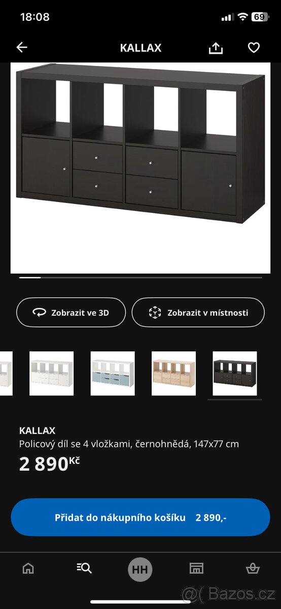 IKEA KALLAX s deskou - 3