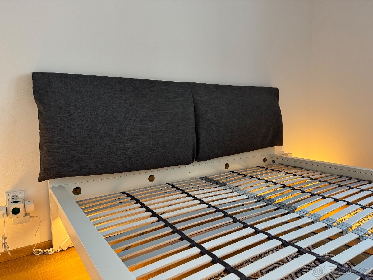 Postel Ikea MALM - bílá, 180x200 cm - 3