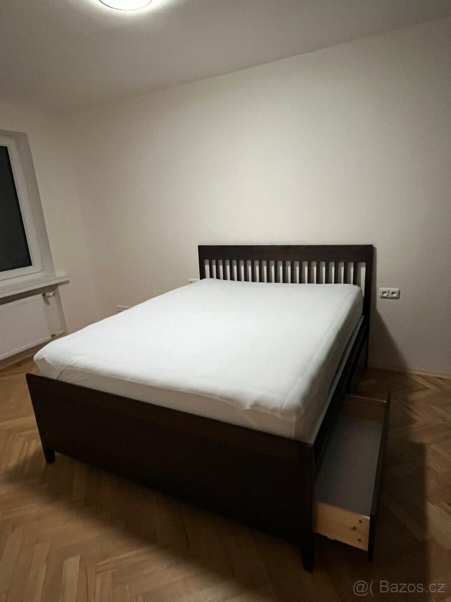Postel IKEA IDANÄS + matrace VÅGSTRANDA - NOVÉ - 3