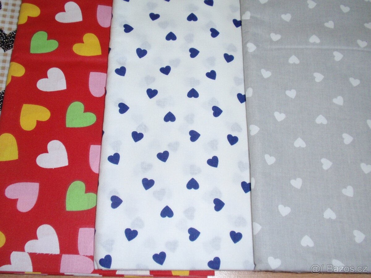 Nové látky se srdíčky - 3