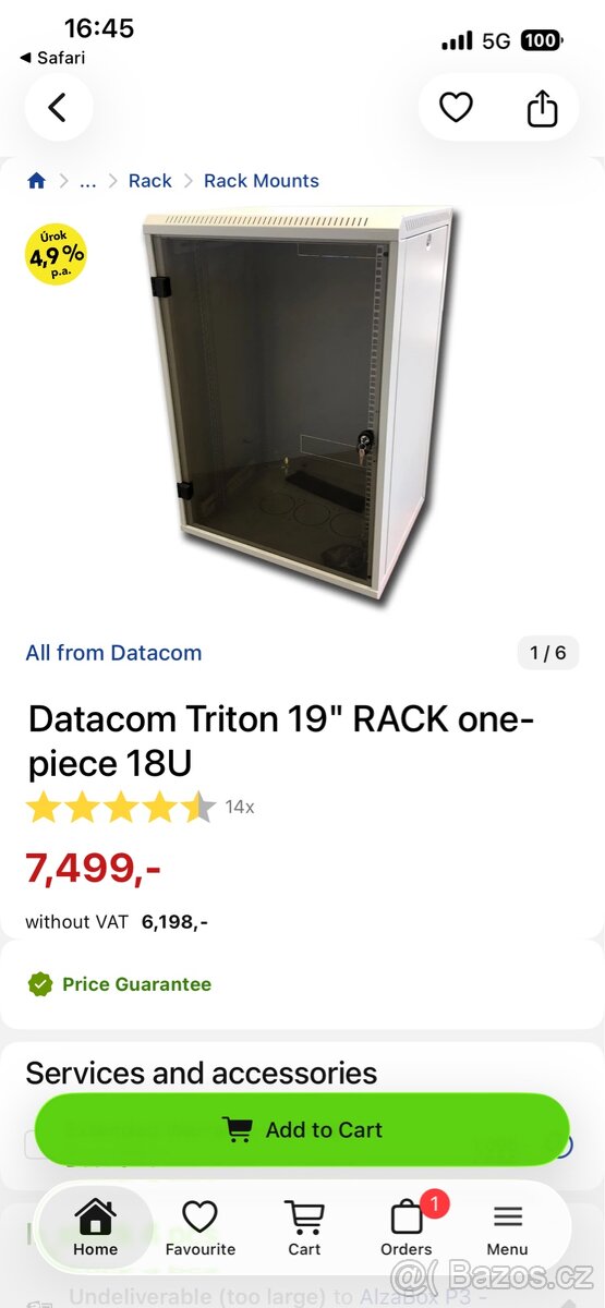 Rozvaděč Datacom Triton 19" RACK - 3