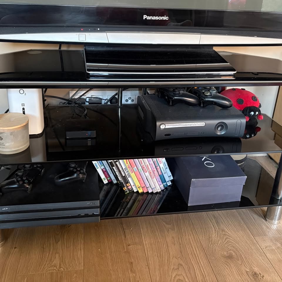 TV stolek - černý - 3