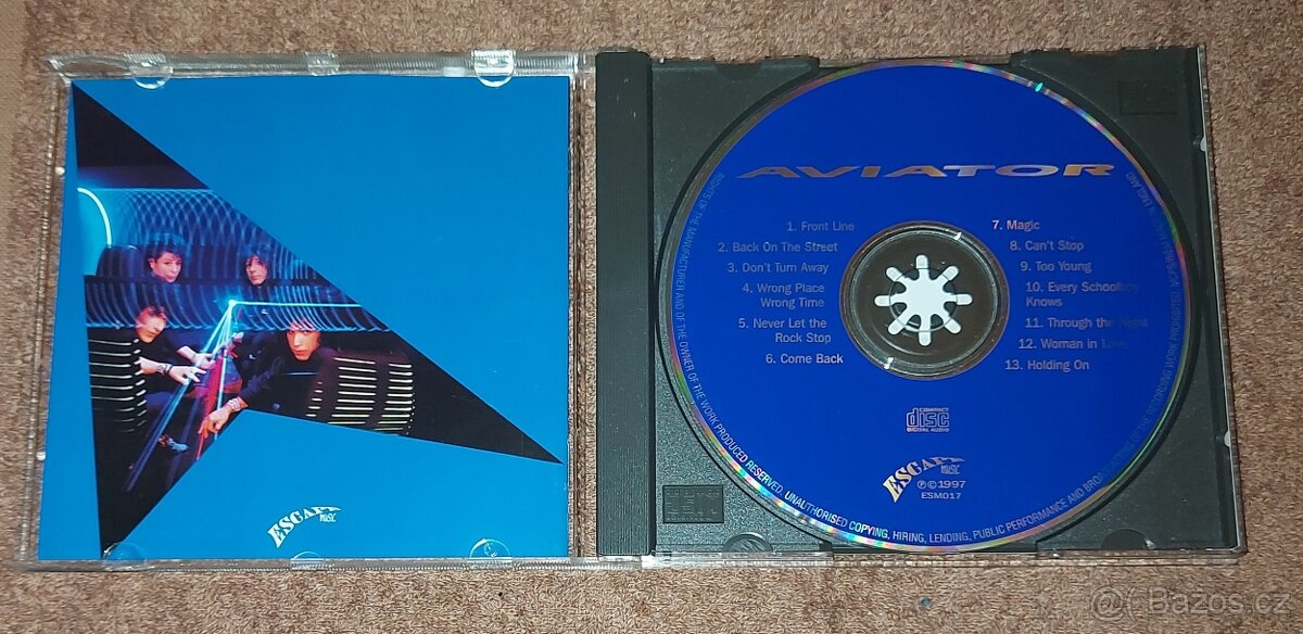 CD AVIATOR - AVIATOR 1986 UK 1.PRESS - 3