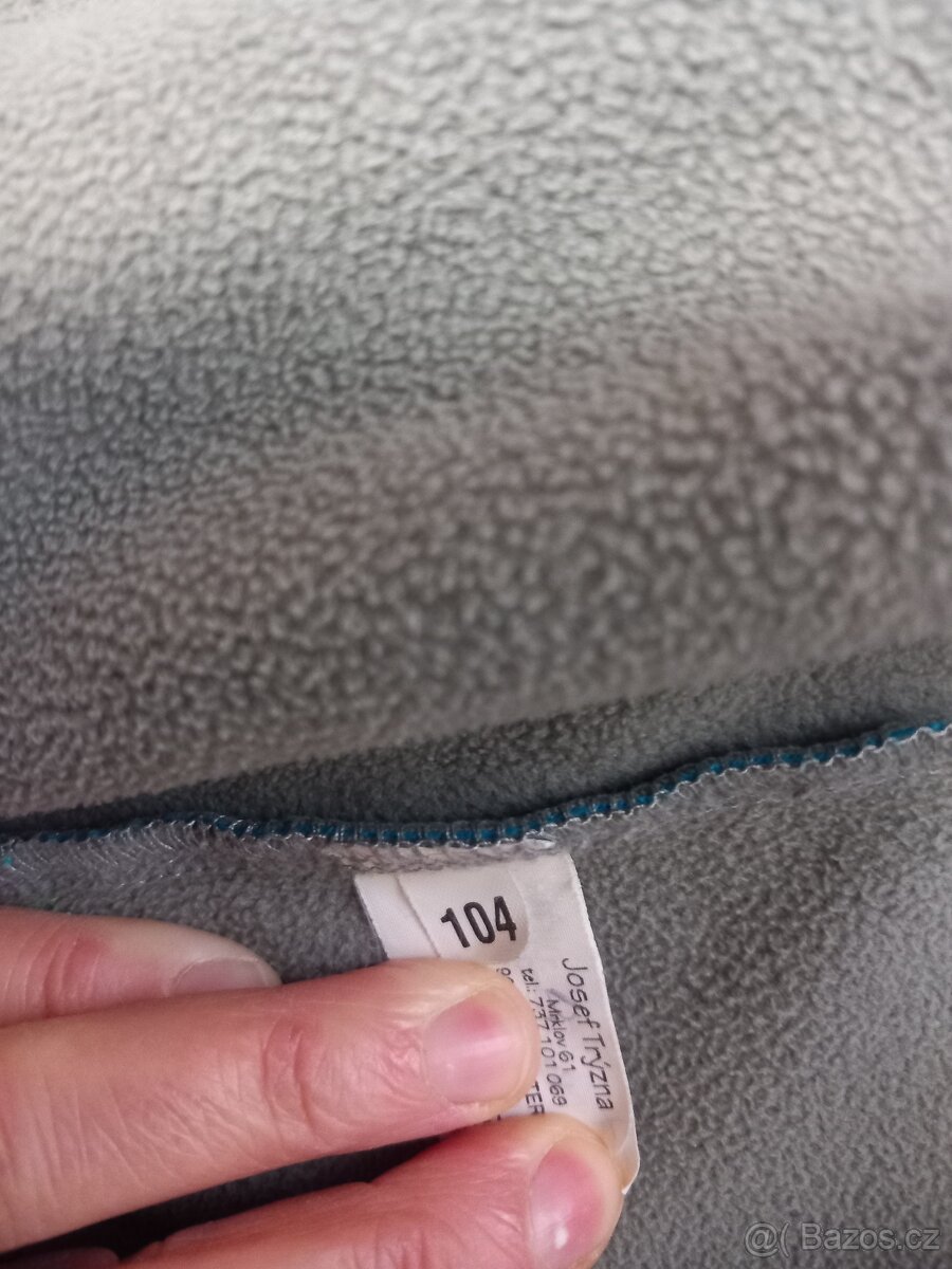 Softshelová bunda zn. Fantom vel.104 - 3