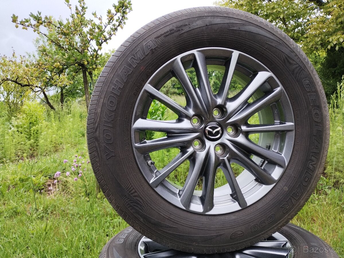 Originál ALU kola Mazda CX-5 R17 + letní pneu - 3