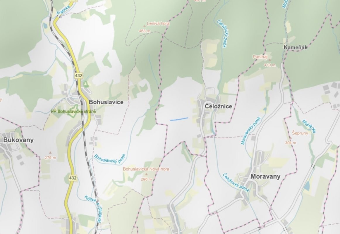 Prodej podílu 1/2 pole 1 919 m², Čeložnice - 3