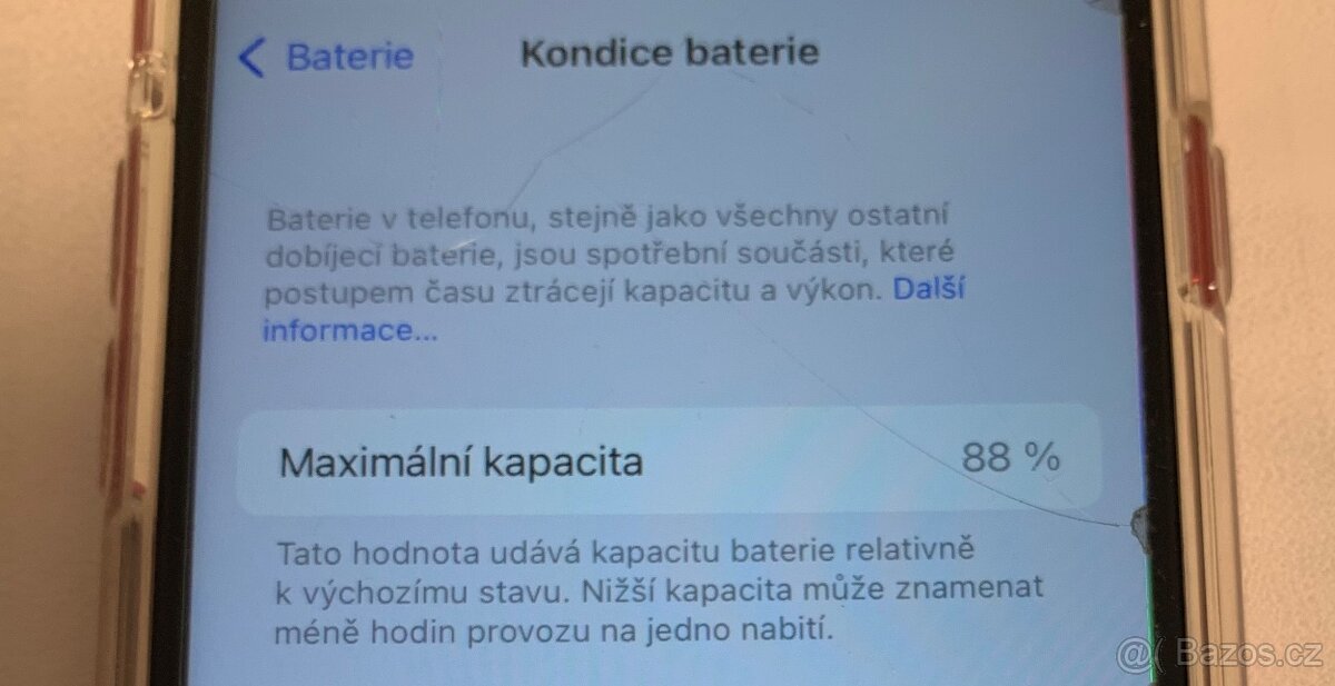 iPhone SE 2. generace, cerveny, 128 GB, baterie 88% - 3